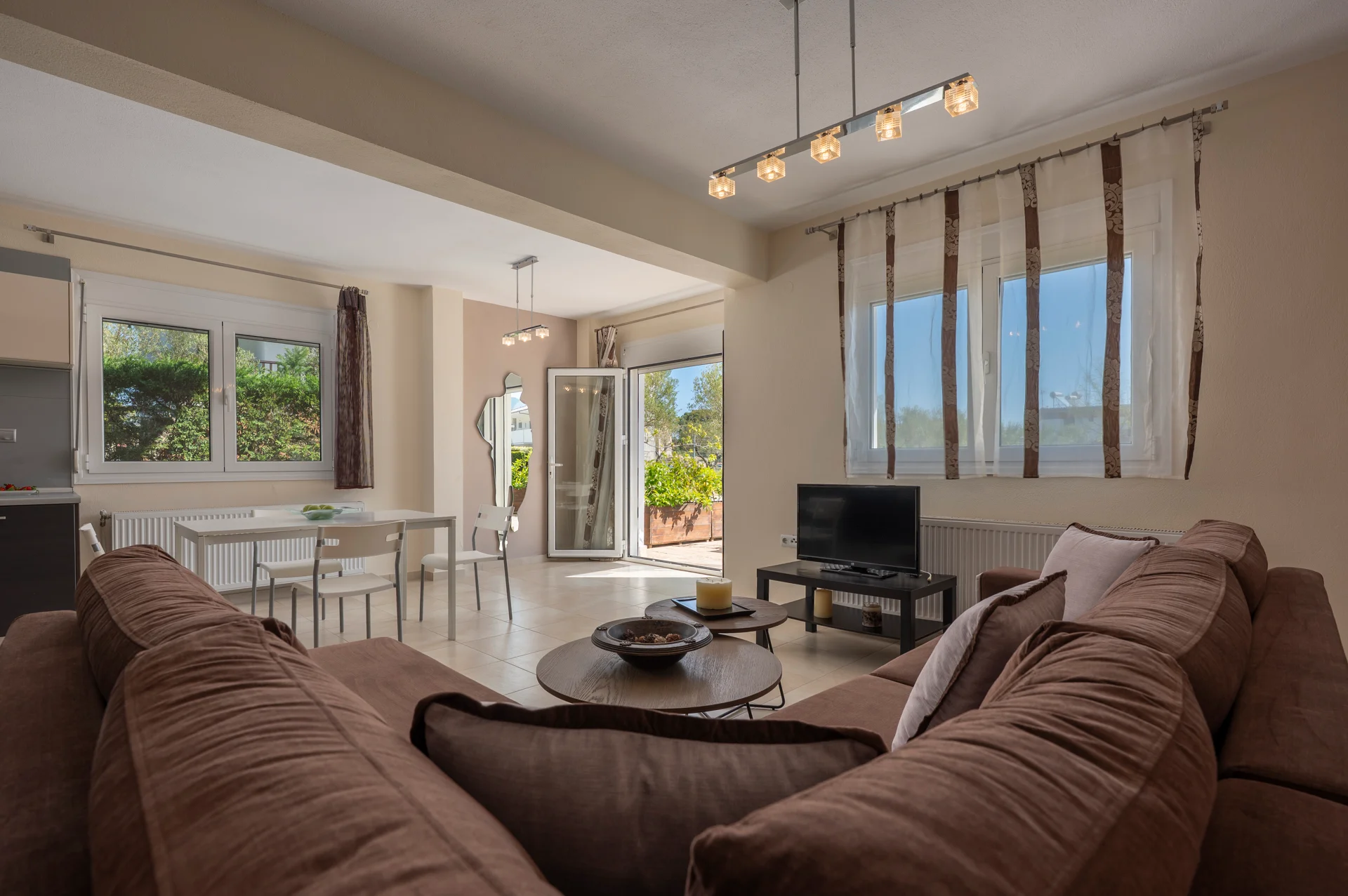 Villa Roza Vourvourou Sorina Apartment Living Room View04